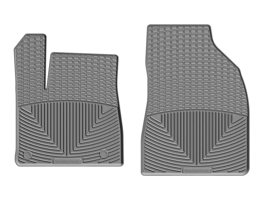 Weathertech W333GR - All Weather Floor Mats Gray Front - Truck Part Superstore