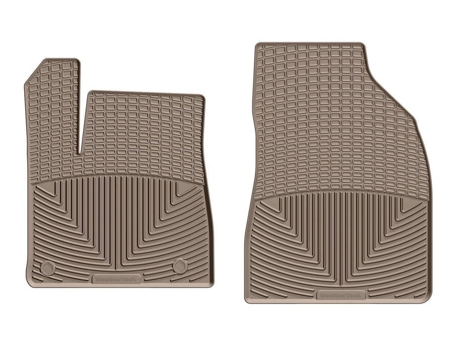 Weathertech W333TN - All Weather Floor Mats Tan Front - Truck Part Superstore