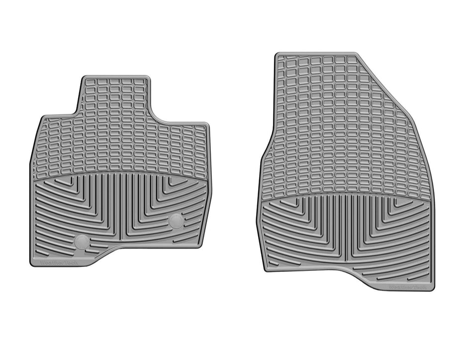 Weathertech W344GR - All Weather Floor Mats Gray Front - Truck Part Superstore