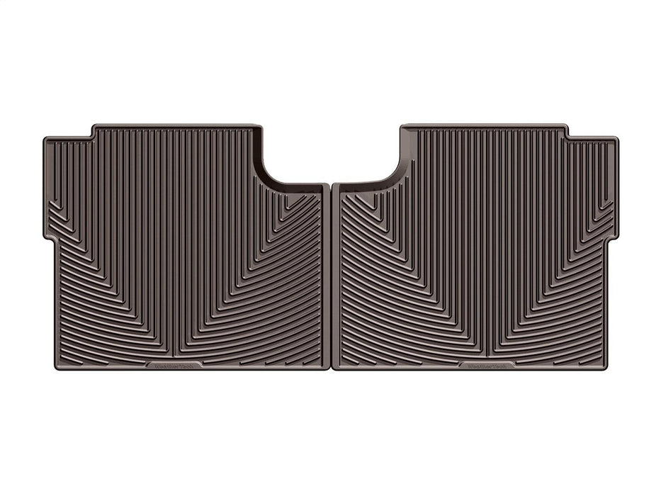Weathertech W346CO - All Weather Floor Mats Rear Does Not Cover Under Seat Cocoa - Truck Part Superstore