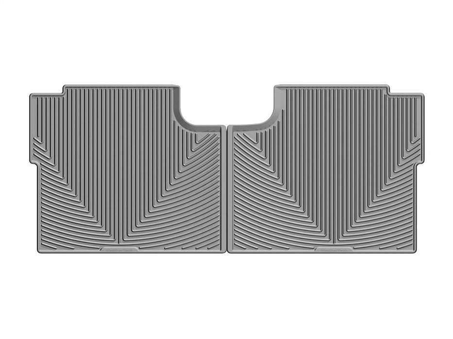 Weathertech W346GR - All Weather Floor Mats Gray Rear Does Not Cover Under Seat - Truck Part Superstore