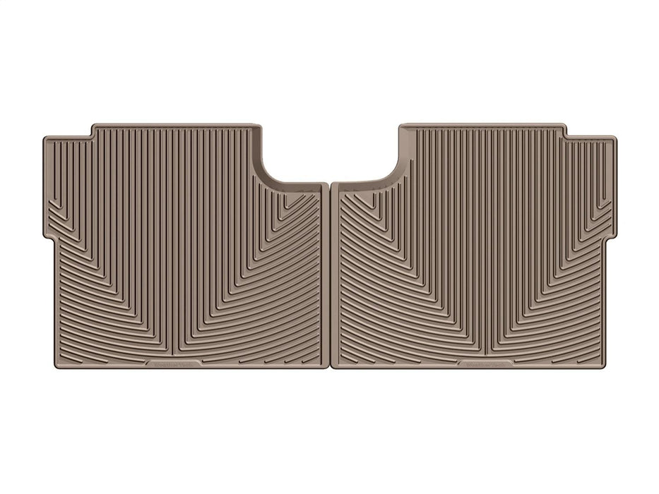 Weathertech W346TN - All Weather Floor Mats Tan Rear Does Not Cover Under Seat - Truck Part Superstore