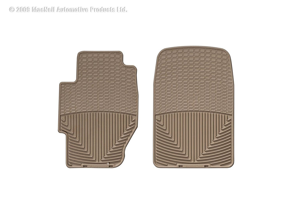 Weathertech W34TN - All Weather Floor Mats Tan Front - Truck Part Superstore