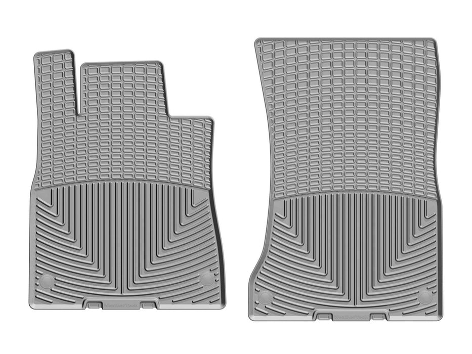Weathertech W351GR - All Weather Floor Mats Gray Front - Truck Part Superstore