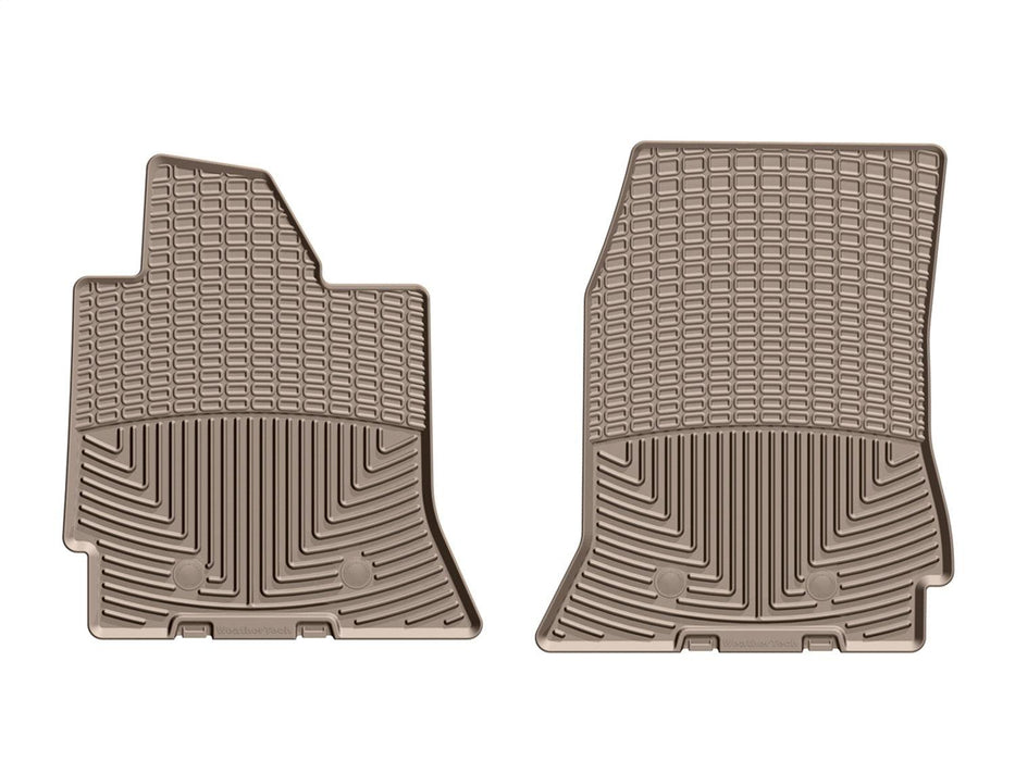 Weathertech W352TN - All Weather Floor Mats Tan Front - Truck Part Superstore
