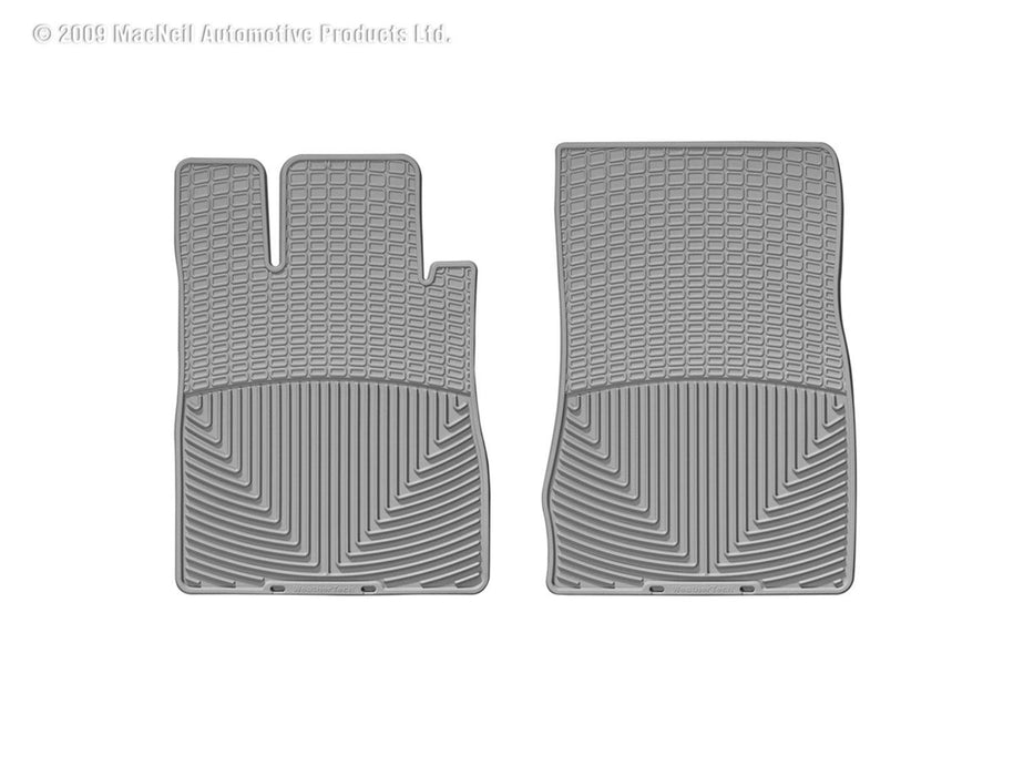 Weathertech W36GR - All Weather Floor Mats Gray Front - Truck Part Superstore