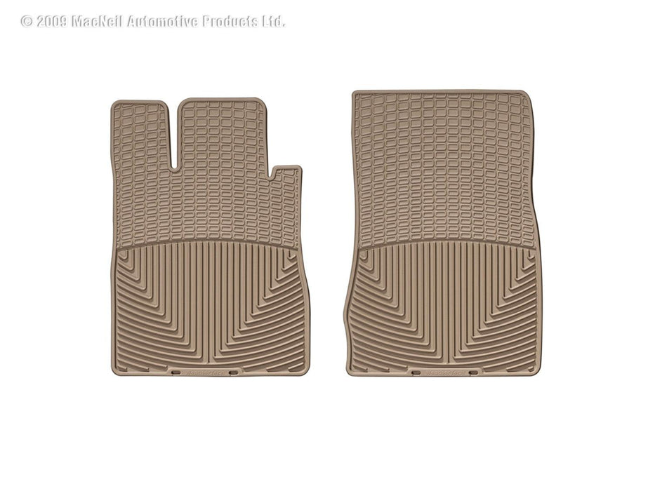 Weathertech W36TN - All Weather Floor Mats Tan Front - Truck Part Superstore
