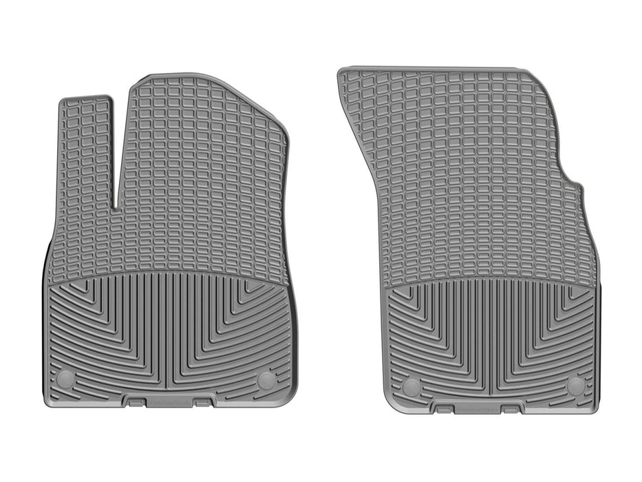 Weathertech W376GR - All Weather Floor Mats Gray Front - Truck Part Superstore