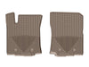 Weathertech W378TN - All Weather Floor Mats Tan Front - Truck Part Superstore