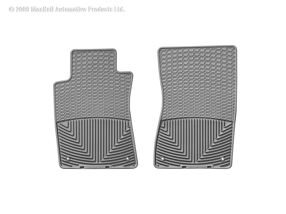 Weathertech W37GR - All Weather Floor Mats Gray Front - Truck Part Superstore