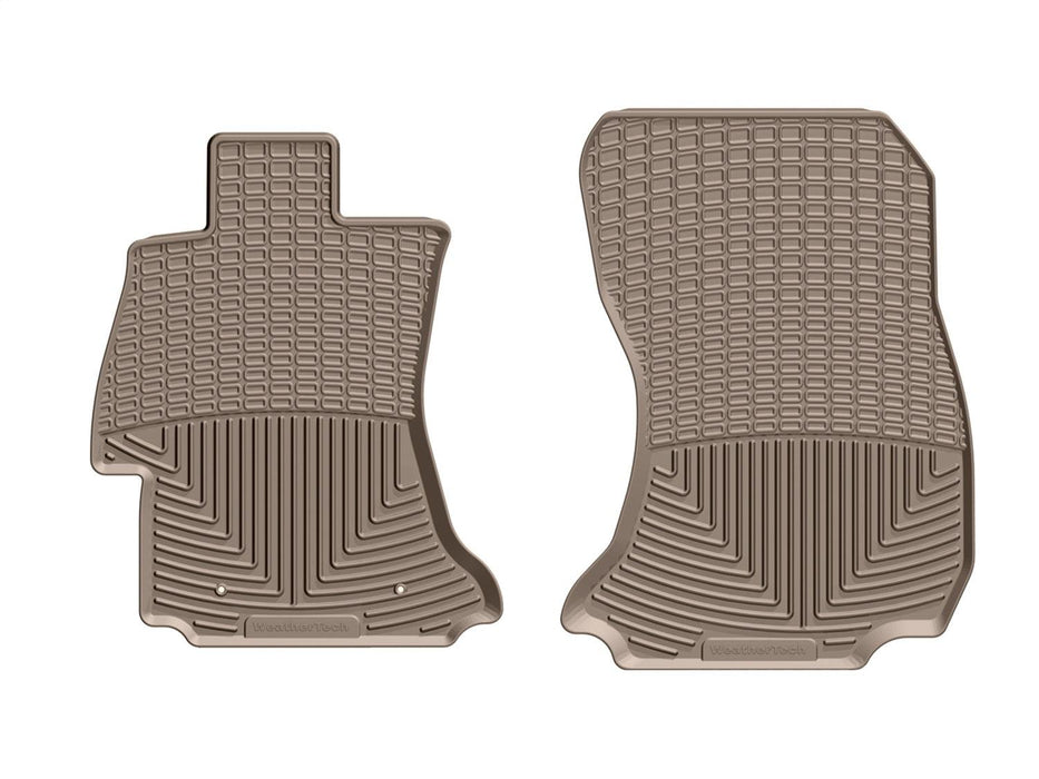Weathertech W387TN - All Weather Floor Mats Tan Front - Truck Part Superstore