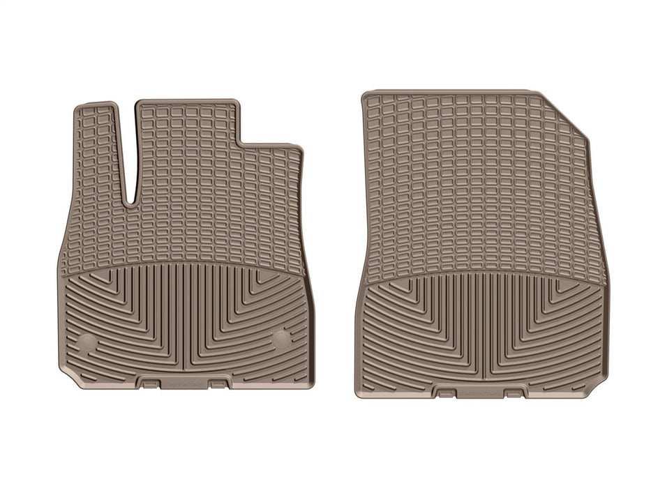 Weathertech W394TN - All Weather Floor Mats Tan Front - Truck Part Superstore
