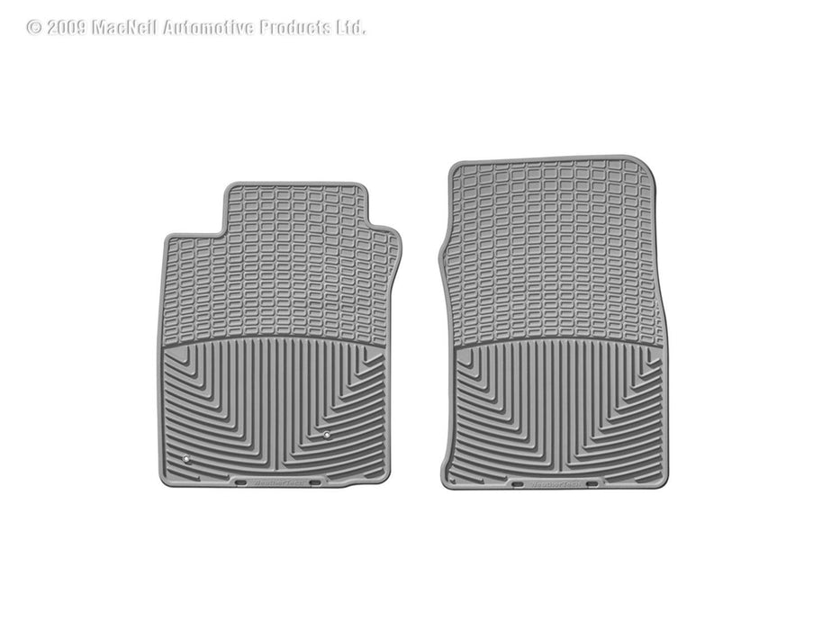 Weathertech W39GR - All Weather Floor Mats Gray Front - Truck Part Superstore