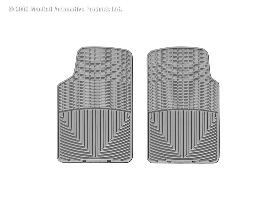 Weathertech W3GR - All Weather Floor Mats Gray Front - Truck Part Superstore