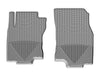 Weathertech W412GR - All Weather Floor Mats Gray Front - Truck Part Superstore