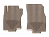 Weathertech W412TN - All Weather Floor Mats Tan Front - Truck Part Superstore