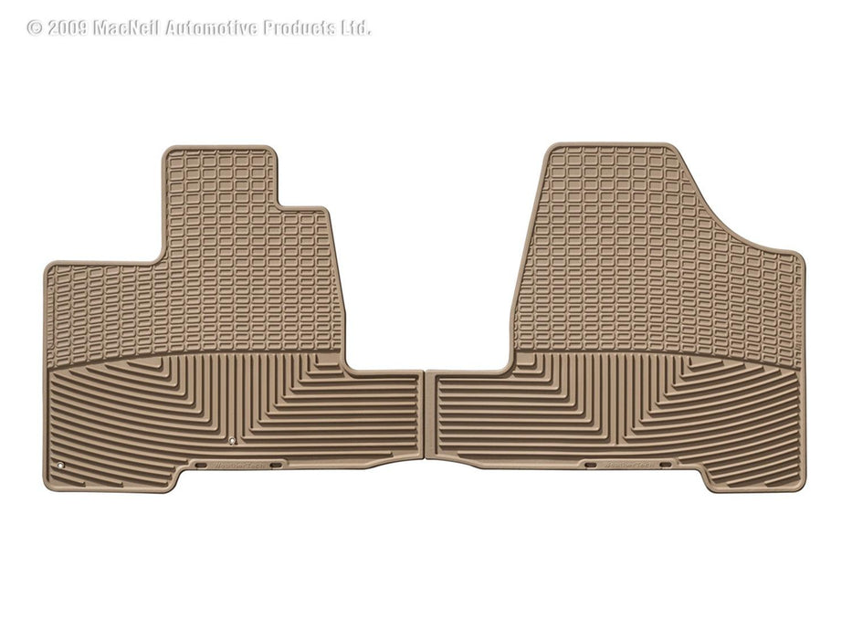 Weathertech W41TN - All Weather Floor Mats Tan Front - Truck Part Superstore