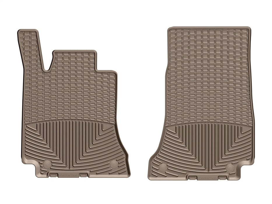 Weathertech W429TN - All Weather Floor Mats Tan Front - Truck Part Superstore