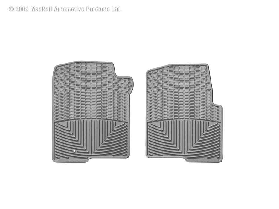 Weathertech W42GR - All Weather Floor Mats Gray Front - Truck Part Superstore