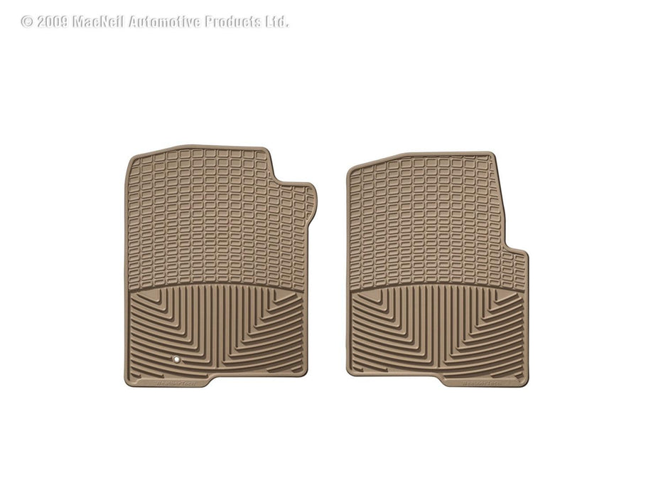 Weathertech W42TN - All Weather Floor Mats Tan Front - Truck Part Superstore