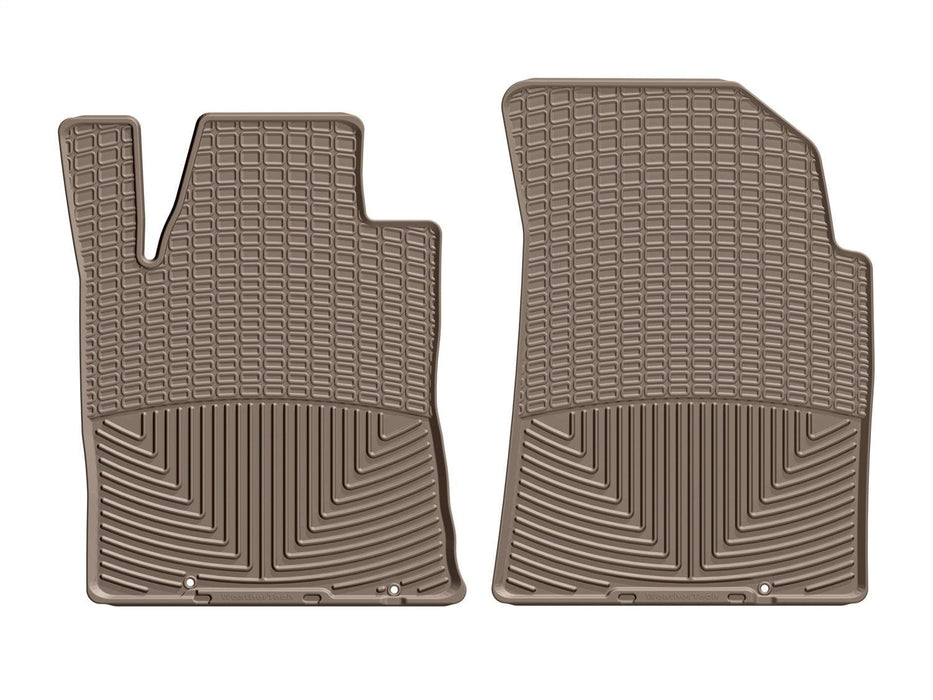 Weathertech W435TN - All Weather Floor Mats Tan Front - Truck Part Superstore