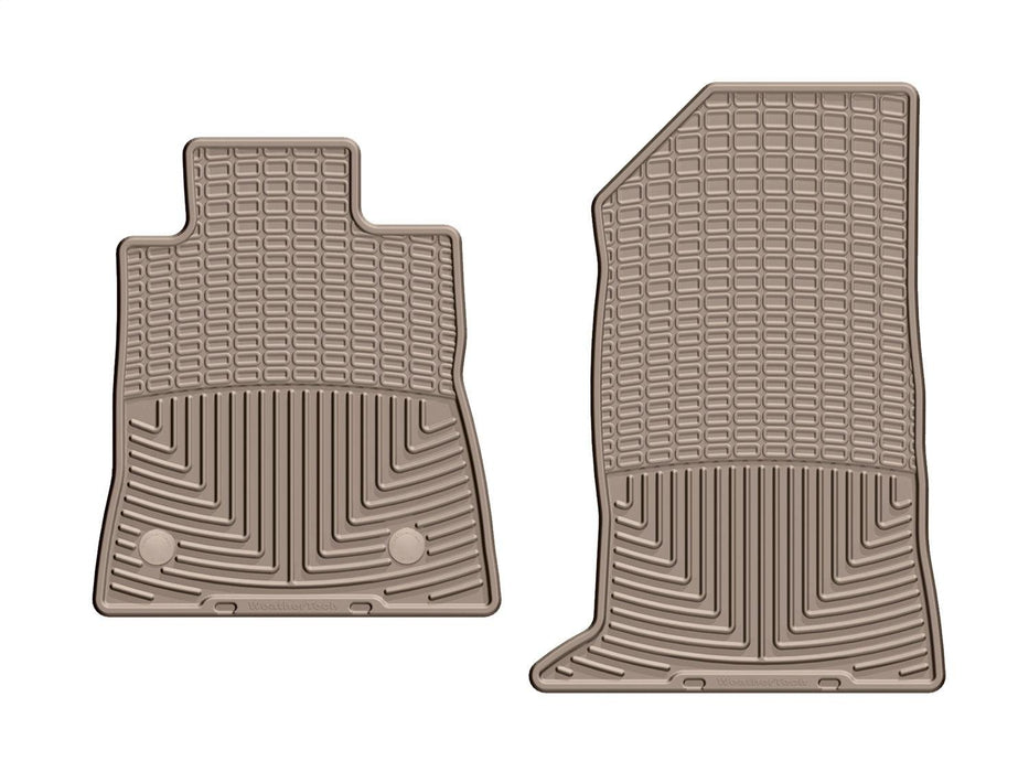 Weathertech W437TN - All Weather Floor Mats Tan Front - Truck Part Superstore