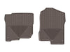 Weathertech W455CO - All Weather Floor Mats Cocoa Front - Truck Part Superstore
