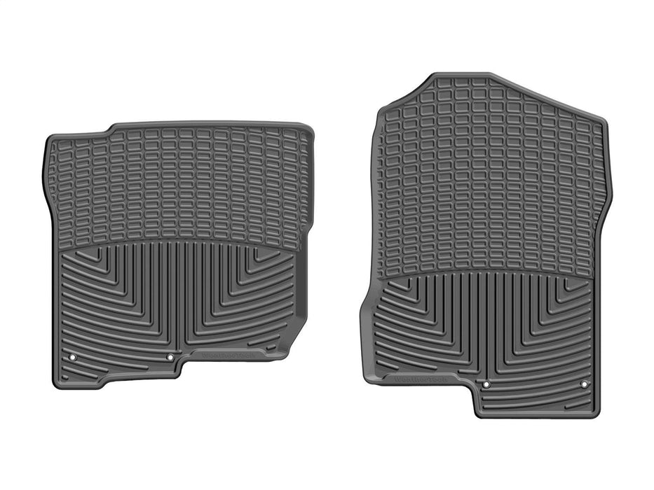 Weathertech W455 - All Weather Floor Mats Black Front - Truck Part Superstore