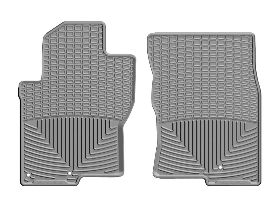 Weathertech W458GR - All Weather Floor Mats Gray Front - Truck Part Superstore