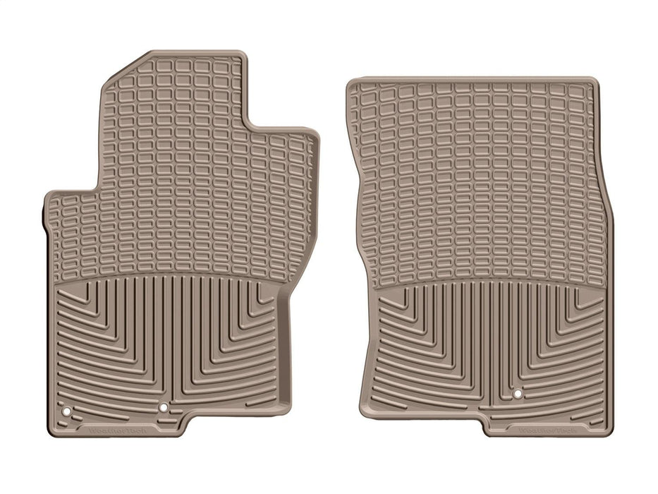 Weathertech W458TN - All Weather Floor Mats Tan Front - Truck Part Superstore