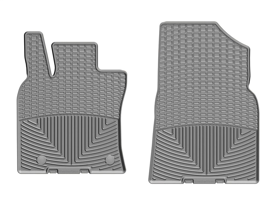 Weathertech W463GR - All Weather Floor Mats Gray Front - Truck Part Superstore