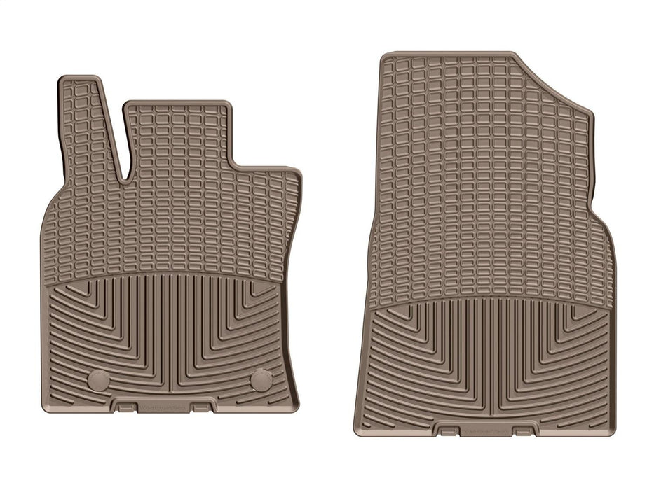 Weathertech W463TN - All Weather Floor Mats Tan Front - Truck Part Superstore