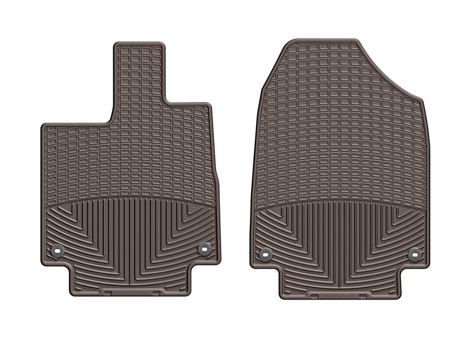 Weathertech W465CO - All Weather Floor Mats Cocoa Front Driver And Passenger - Truck Part Superstore