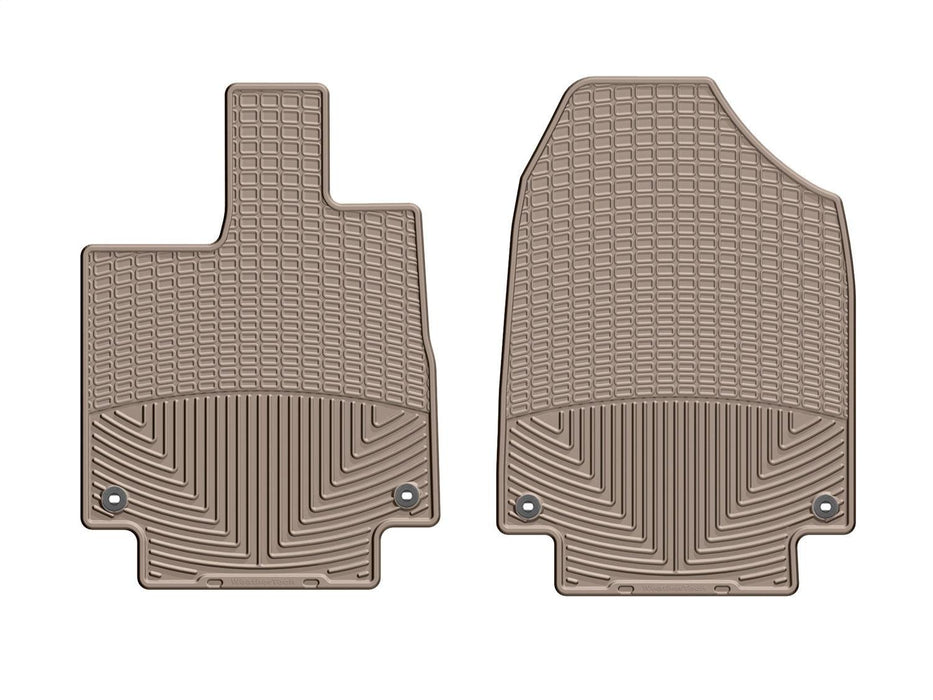 Weathertech W465TN - All Weather Floor Mats Tan Front Diver And Passenger - Truck Part Superstore