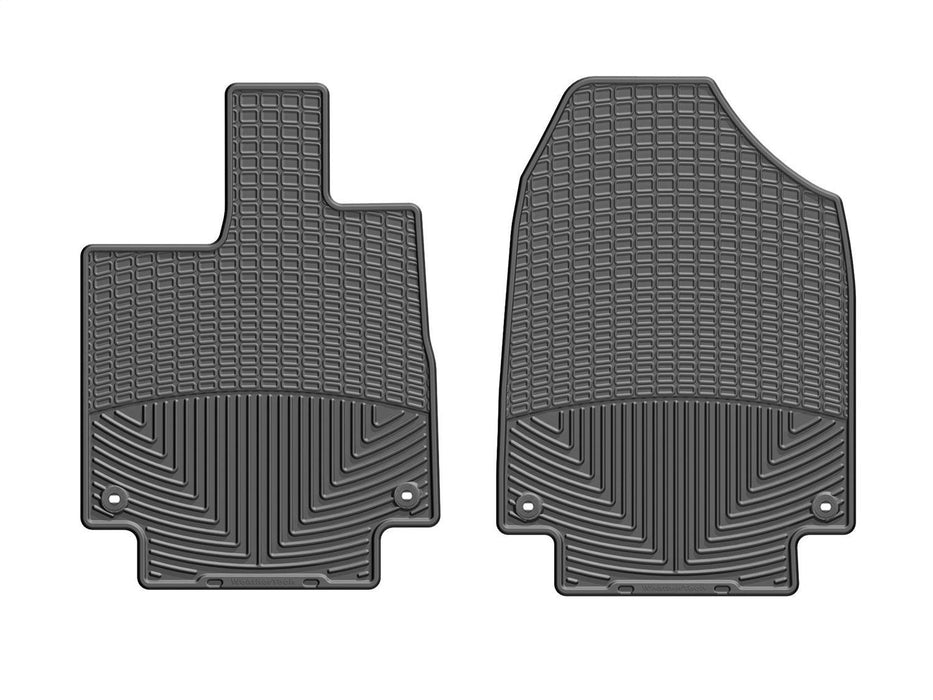 Weathertech W465 - All Weather Floor Mats Black Front Driver And Passenger - Truck Part Superstore