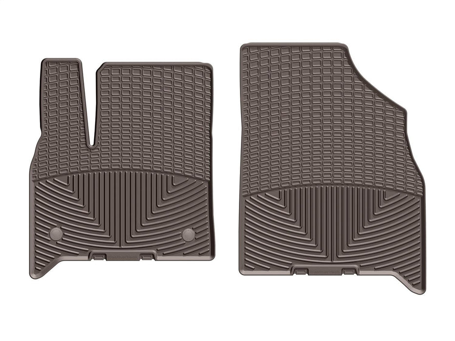 Weathertech W469CO - All Weather Floor Mats Cocoa Front Driver And Passenger - Truck Part Superstore