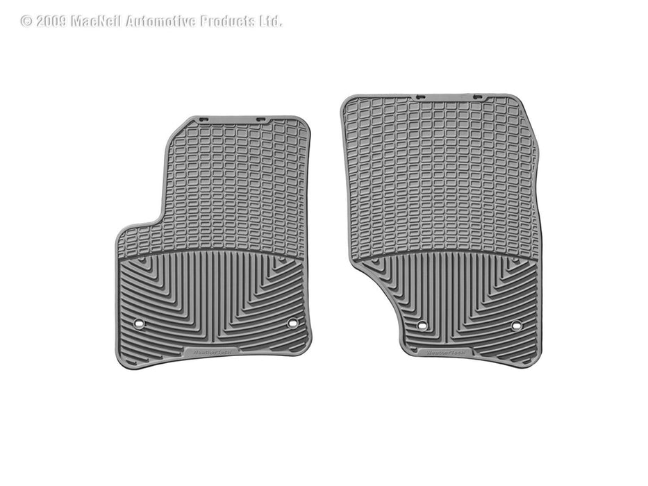 Weathertech W46GR - All Weather Floor Mats Gray Front - Truck Part Superstore
