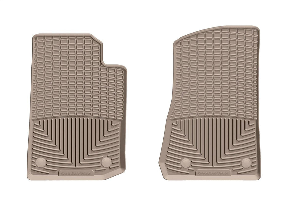 Weathertech W475TN - All Weather Floor Mats Tan Front - Truck Part Superstore