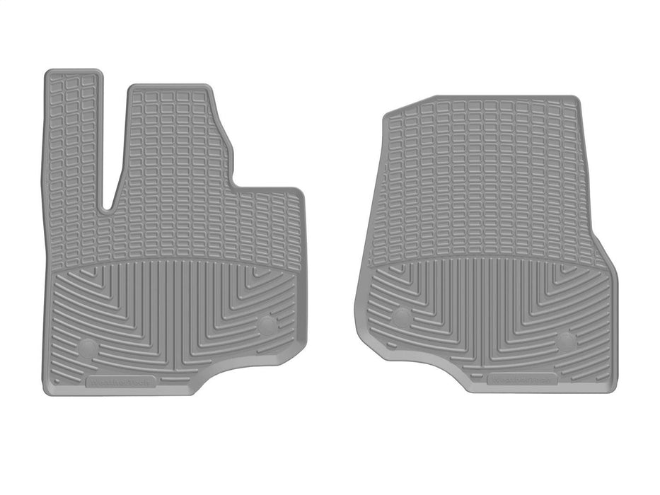 Weathertech W477GR - All Weather Floor Mats Gray Front - Truck Part Superstore