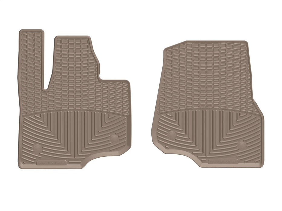 Weathertech W477TN - All Weather Floor Mats Tan Front - Truck Part Superstore