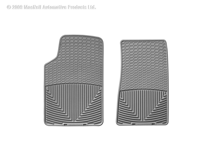 Weathertech W47GR - All Weather Floor Mats Gray Front - Truck Part Superstore