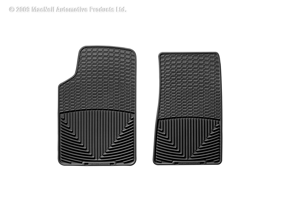 Weathertech W47 - All Weather Floor Mats Black Front - Truck Part Superstore