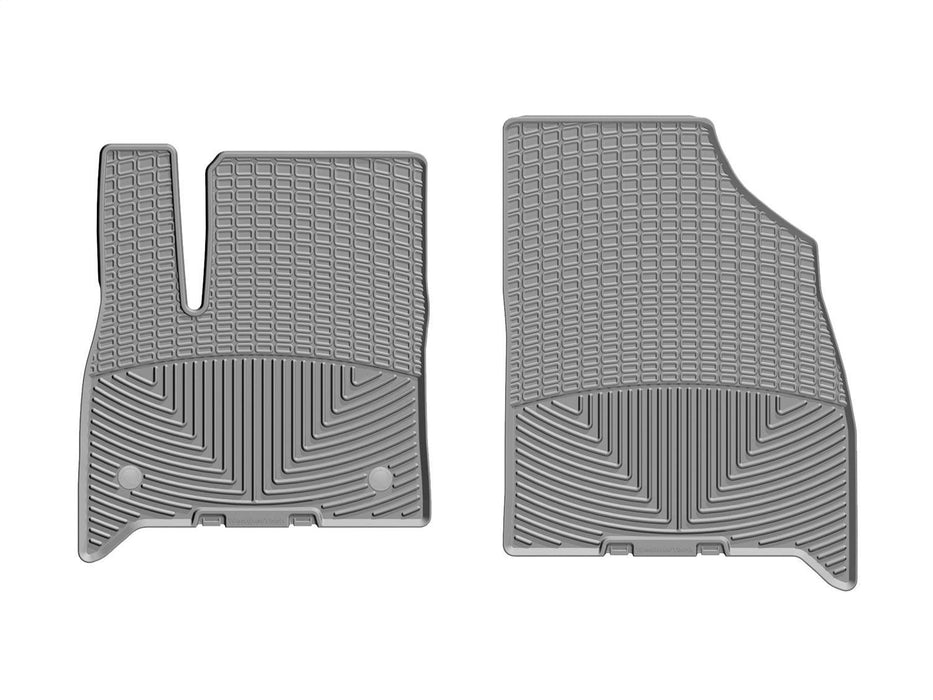 Weathertech W499GR - All Weather Floor Mats Gray Front - Truck Part Superstore