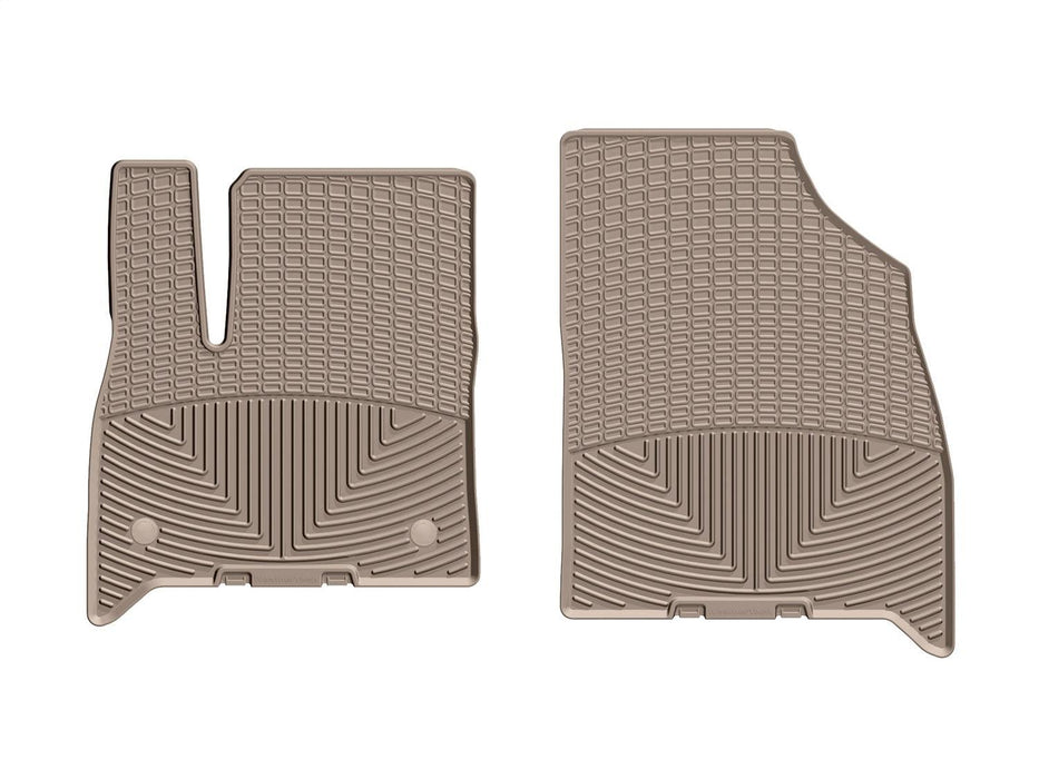Weathertech W499TN - All Weather Floor Mats Tan Front - Truck Part Superstore