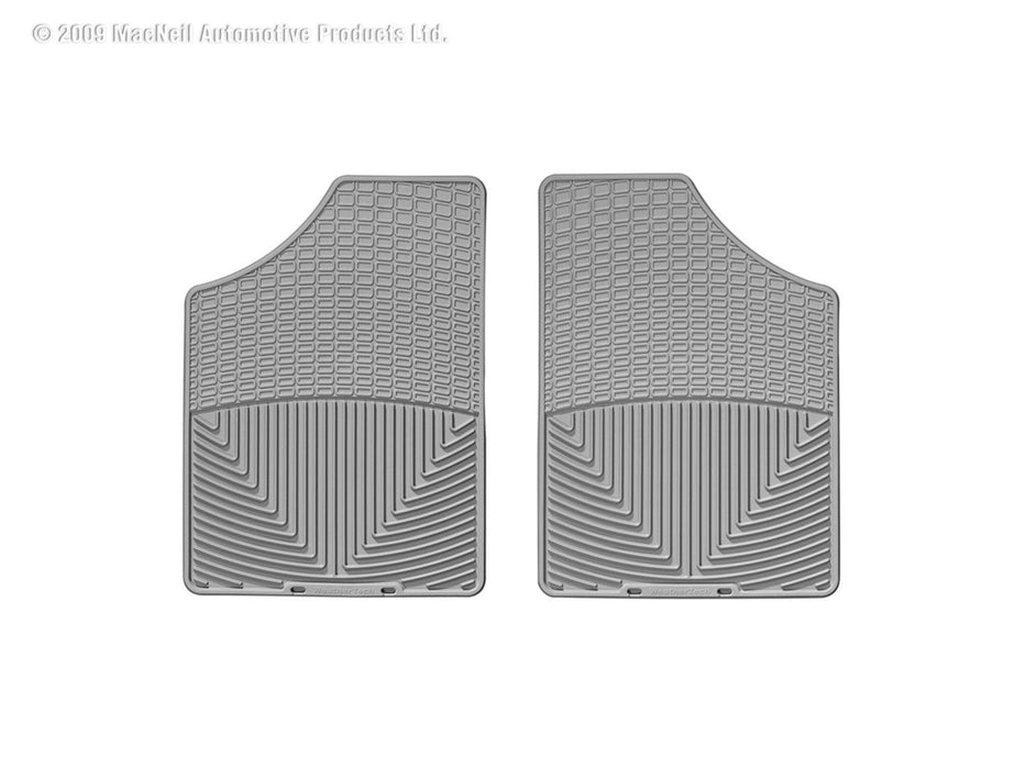 Weathertech W4GR - All Weather Floor Mats Gray Front - Truck Part Superstore