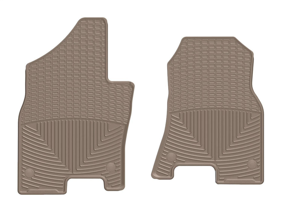 Weathertech W506TN - All Weather Floor Mats Tan Front - Truck Part Superstore