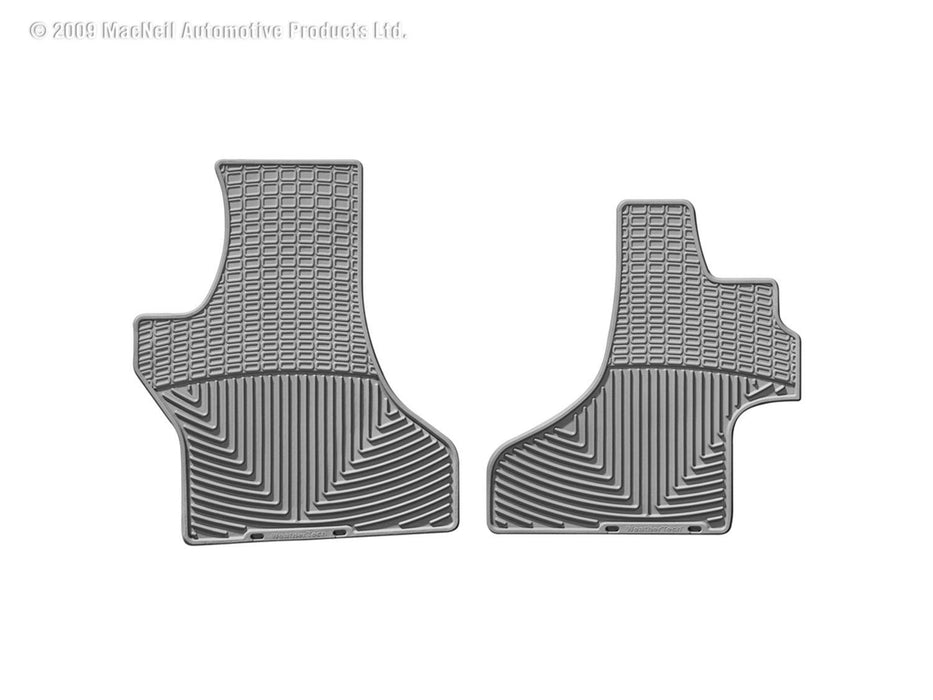 Weathertech W51GR - All Weather Floor Mats Gray Front - Truck Part Superstore