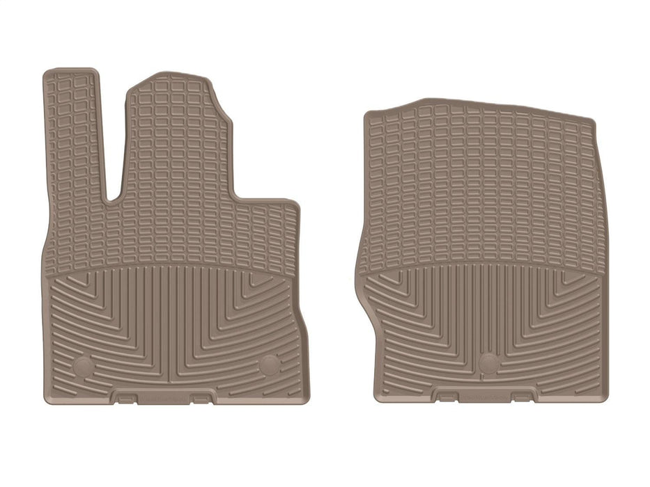 Weathertech W526TN - All Weather Floor Mats Tan Front - Truck Part Superstore