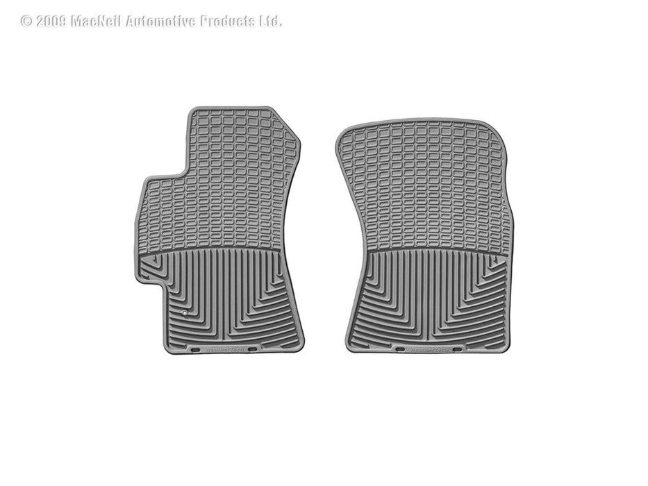 Weathertech W52GR - All Weather Floor Mats Gray Front - Truck Part Superstore