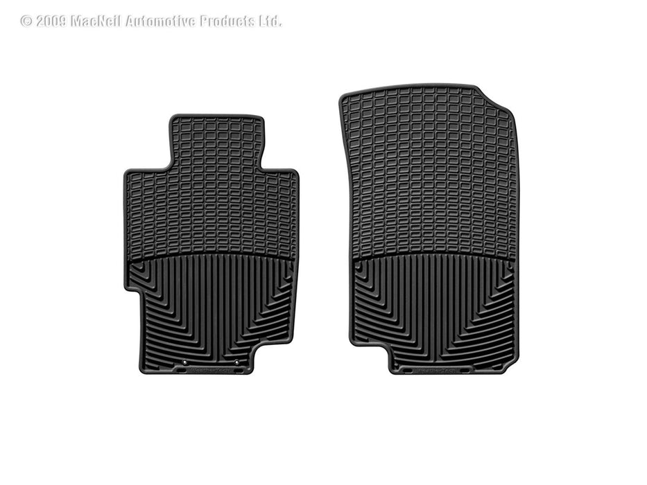 Weathertech W58 - All Weather Floor Mats Black Front - Truck Part Superstore